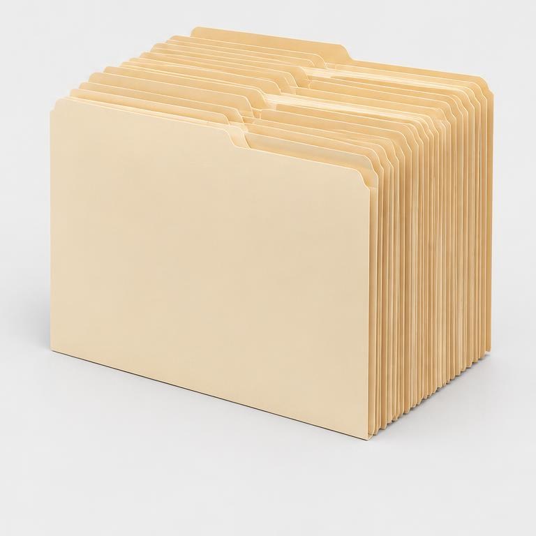 Manila File Folders, 100-Count